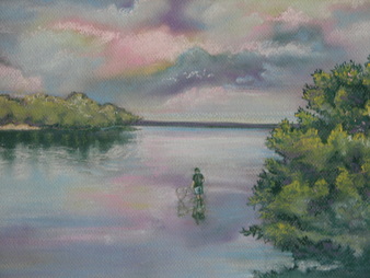 Fishing at Dusk on the Anclote